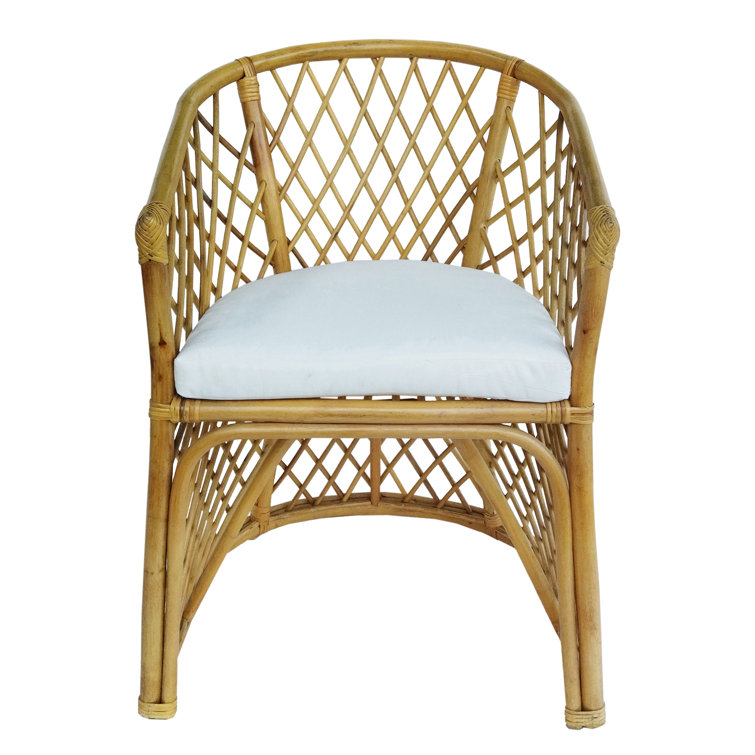 Rattan upholstered chair hot sale